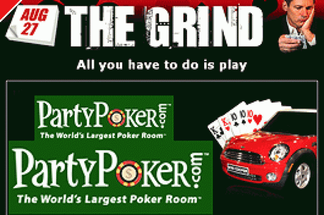 Party Poker – Ganhe Mini Cooper S Convertível– Seja "The Grind" 0001