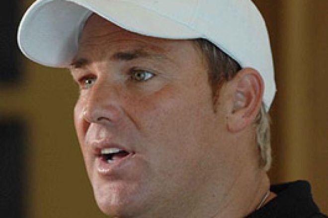 Cricket Star Shane Warne Joins 888.com Poker Team 0001