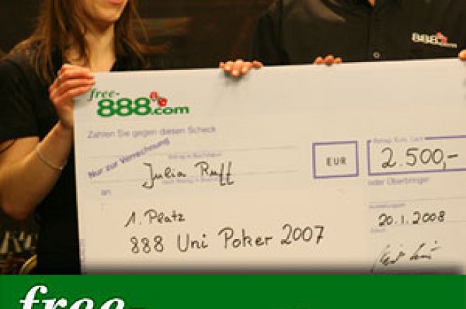 Kriminologin in Spe gewinnt "888.com Uni Poker Open" 0001