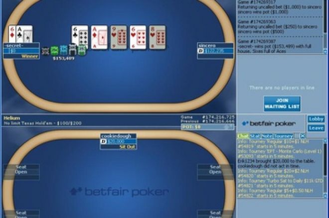 Everyone's a Winner at Betfair Poker... Or are They? 0001 Everyone's a Winner at Betfair Poker... Or are They? 0001