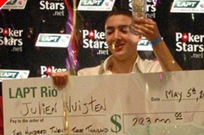 Julien Nuijten gewinnt LAPT Rio 0001 Julien Nuijten gewinnt LAPT Rio 0001