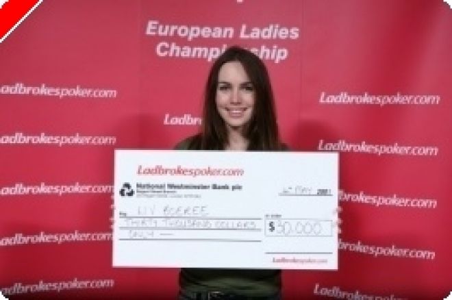 Liv Boeree가 Ladbrokes Poker European Ladies의 챔피언에게 0001 Liv Boeree가 Ladbrokes Poker European Ladies의 챔피언에게 0001
