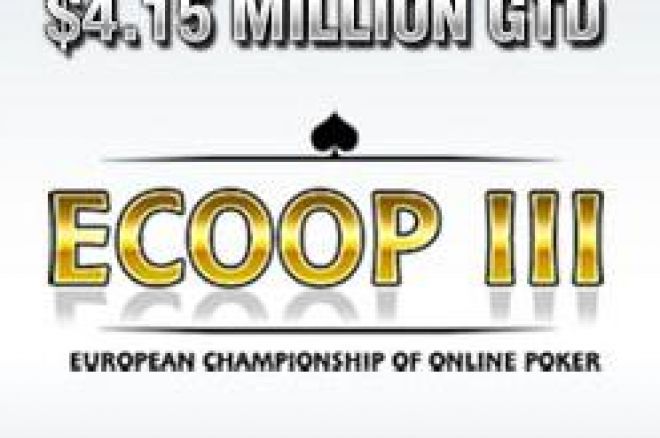 2 Entradas Para o Evento #6 do ECOOP III na Tony G Poker. 0001