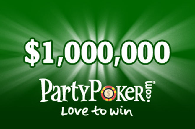 PartyPoker lanceert Monthly Million toernooi 0001 PartyPoker lanceert Monthly Million toernooi 0001