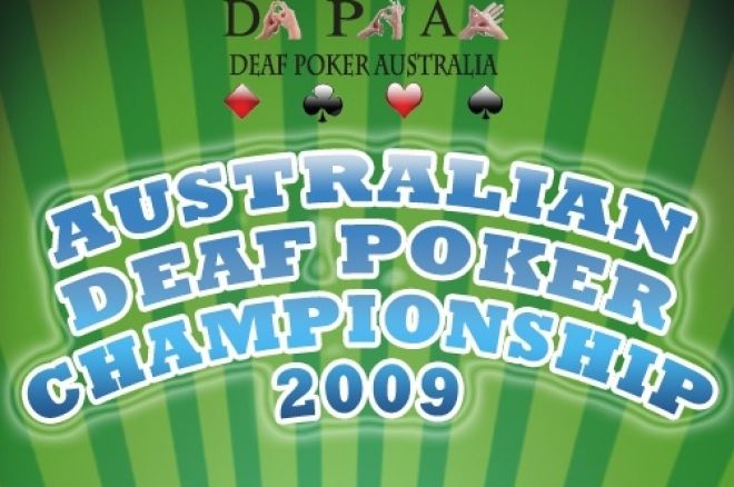 Deaf Poker Australia Launched, Championship Set for Summer 0001