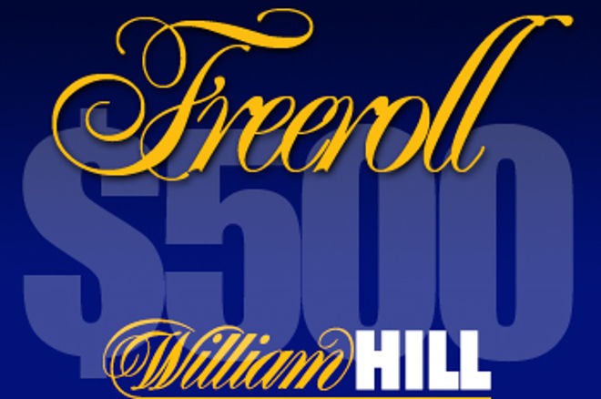 William Hill levererar en $500 freerollserie till PokerNews spelare 0001 William Hill levererar en $500 freerollserie till PokerNews spelare 0001