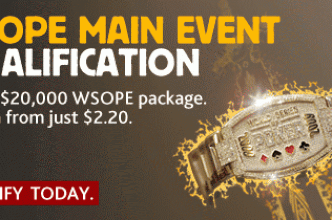 WSOP Europe Main Event Квалификация в Betfair Poker 0001 WSOP Europe Main Event Квалификация в Betfair Poker 0001
