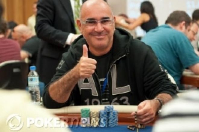 Rony Jazzar als Chipleader am Finaltisch der World Poker Tour Merit Cyprus Classic 0001