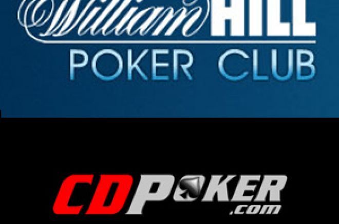 Hoje às 19:45 $2,000 em Dinheiro e Tickets $100K GTD em Jogo na William Hill e CD Poker 0001