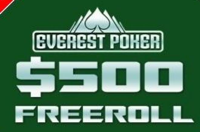 ¡Juega nuestros exclusivos freerolls de 500$ en Everest Poker! 0001