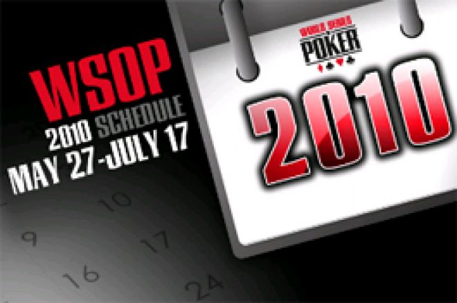 WSOP 2010 : le programme des tournois World Series of Poker 0001