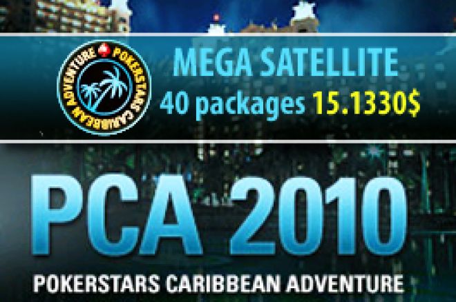 PokerStars dimanche 20 décembre Méga Satellite PCA 40 packages de 15.130$ garantis