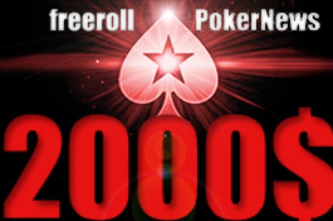 Freerolls Pokernews Pokerstars 16 janvier - 2.000$.