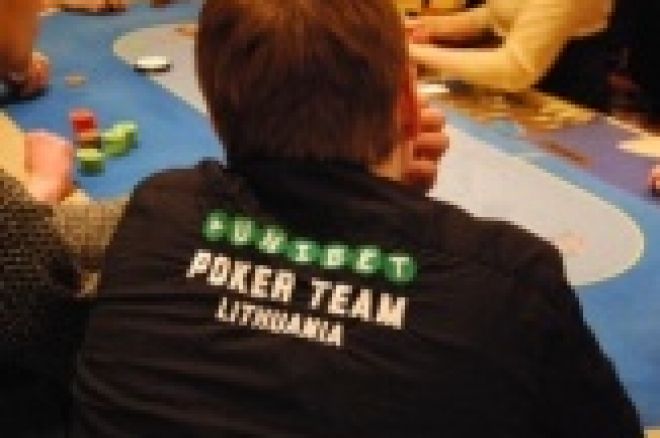 Unibet Pokerio Savaitgalis - 1B diena. Ankstyvi iškritimai ir lyderių dešimtukas 0001 Unibet Pokerio Savaitgalis - 1B diena. Ankstyvi iškritimai ir lyderių dešimtukas 0001