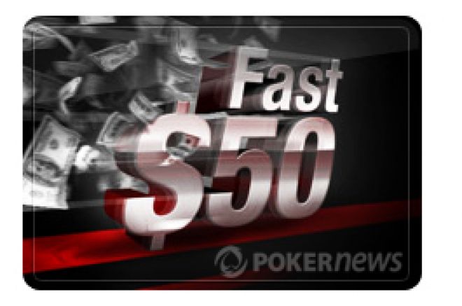 Full Tilt Poker offre un bonus Fast 50$ que vous pouvez débloquer plus vite en Rush Poker.