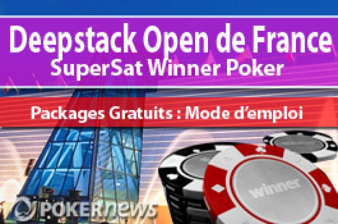 Gagnez votre package Deep Stack Open France sur Winner Poker en profitant des bonus PokerNews et d'un tournoi freeroll exclusif.
