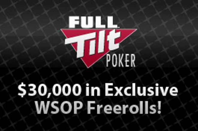 Kvalifikujte se do freerollů o celkem $30,000 na Full Tilt Poker 0001 Kvalifikujte se do freerollů o celkem $30,000 na Full Tilt Poker 0001
