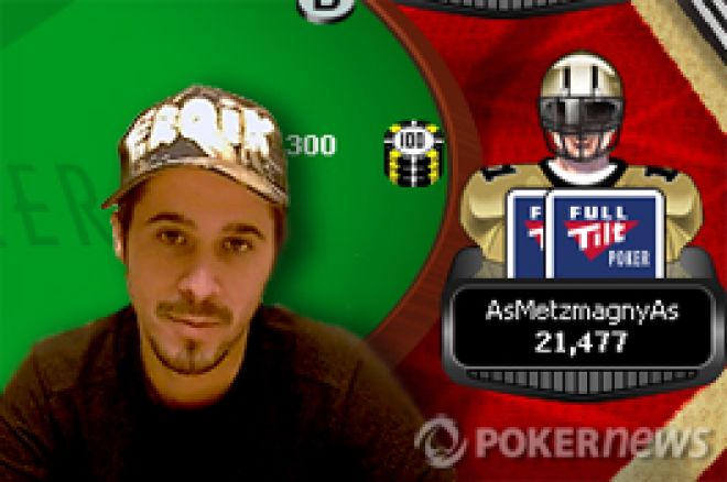 Full Tilt Poker : Mickael Oestreicher 'AsMetzMagnyAs' a remporté le tournoi online Sunday Mulligan pour 47.160$.