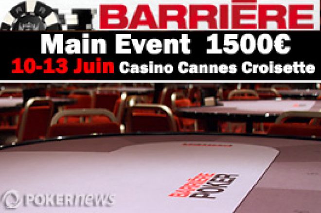 Casino Barrière Cannes : visite guidée avant le Main Event 1.500€ (11-13 juin)