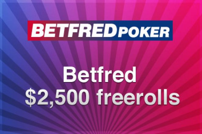 $2,500 Cash Freeroll on Betfred Poker 0001