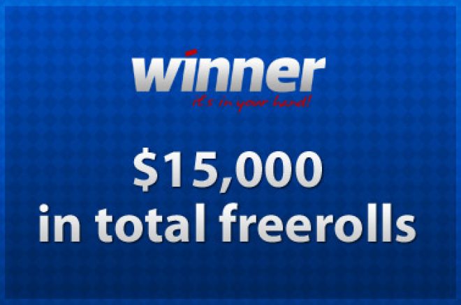 Qualify Now for $15,000 in Freerolls on Winner Poker 0001