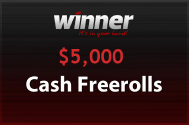 $10,000 Cash Freeroll στο Winner Poker 0001 $10,000 Cash Freeroll στο Winner Poker 0001