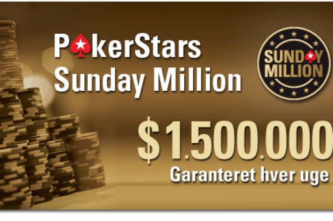 Dansk 2. plads i Sunday Million 0001 Dansk 2. plads i Sunday Million 0001