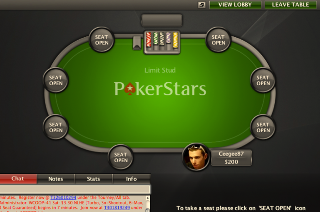 PokerStars представи Triple Stud 0001 PokerStars представи Triple Stud 0001