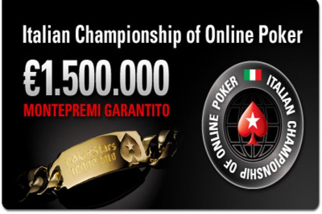 PokerStars.it Italian Championship of Online Poker: Montepremi Garantito di €1.500.000! 0001