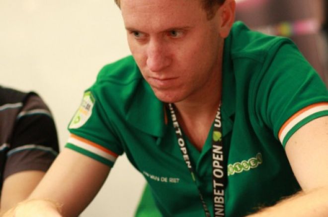 Unibet Open Valencia - Tim van de Riet chipleader van het toernooi Unibet Open Valencia - Tim van de Riet chipleader van het toernooi