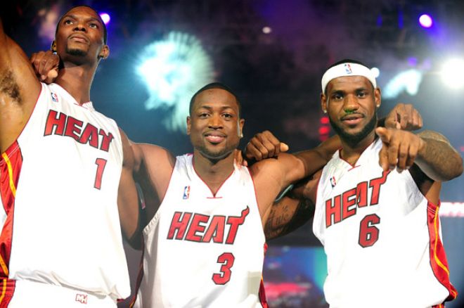Bosh, Wade et James au Miami Heat