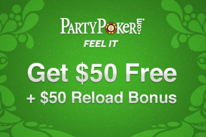 Získejte $50 Bankroll na PartyPokeru + Jeden měsíc zdarma na PokerNews Strategy! To vše bez nutnosti vkladu! 0001 Získejte $50 Bankroll na PartyPokeru + Jeden měsíc zdarma na PokerNews Strategy! To vše bez nutnosti vkladu! 0001