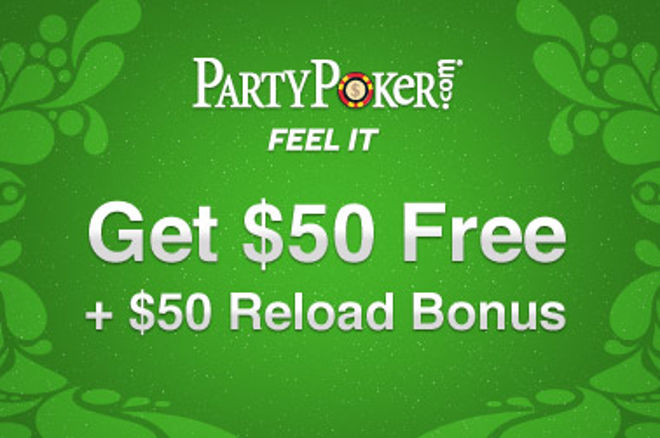 Saņem bezmaksas $50 lielu bankrulli PartyPoker kontā + bezmaksas PokerNews Strategy... 0001 Saņem bezmaksas $50 lielu bankrulli PartyPoker kontā + bezmaksas PokerNews Strategy... 0001