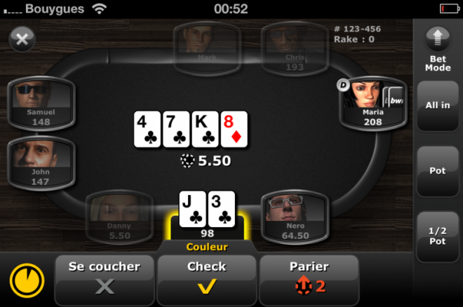 iPhone Poker : Bwin Poker, premier opérateur argent réel 0001