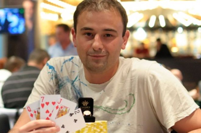 Mike Shklover vinner Aussie Millions $5,300 Pot Limit Omaha 2011 Mike Shklover vinner Aussie Millions $5,300 Pot Limit Omaha 2011