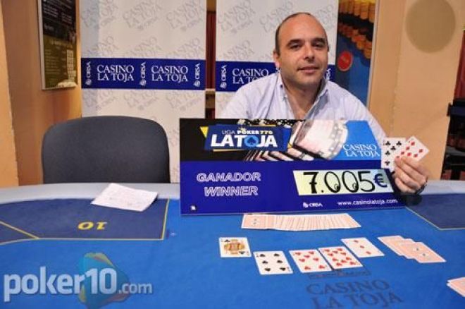 Rui Ferreiro gana la segunda etapa de la Liga Poker770 La Toja 0001