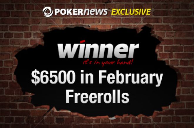 Winner Poker anuncia tres freerolls exclusivos de Pokernews para Febrero 0001