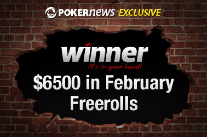 Winner Poker anunță trei freeroll-uri în exclusivitate pentru jucătorii PokerNews în Februarie. Primul este astă seară! 0001