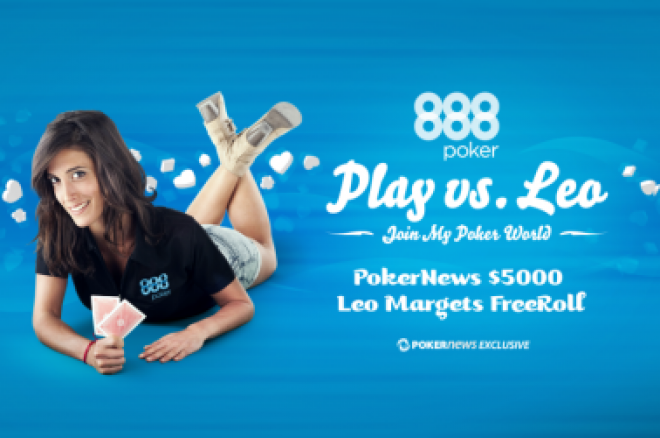 Zahrajte si s Leo Margets v naší nové freerollové sérii na 888 Pokeru 0001 Zahrajte si s Leo Margets v naší nové freerollové sérii na 888 Pokeru 0001