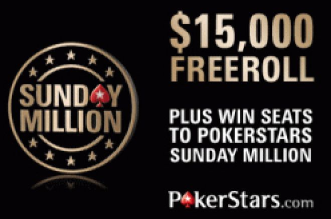 Sunday Million Freeroll Sunday Million Freeroll