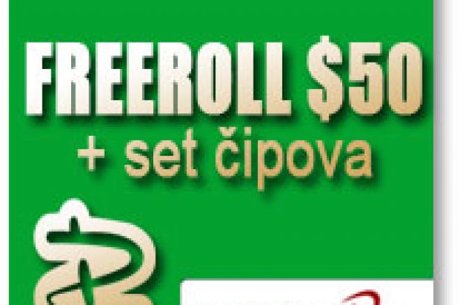 Freeroll Pokernika.com turniri 50$ + set čipova 0001 Freeroll Pokernika.com turniri 50$ + set čipova 0001