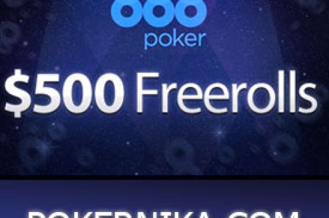 $500 PokerNika Deposit Freeroll turniri na 888 Pokeru 0001 $500 PokerNika Deposit Freeroll turniri na 888 Pokeru 0001