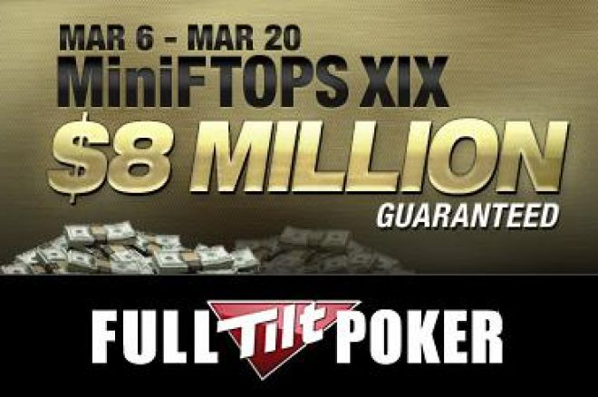 Na Full Tilt Pokeru začala série MiniFTOPS XIX 0001 Na Full Tilt Pokeru začala série MiniFTOPS XIX 0001