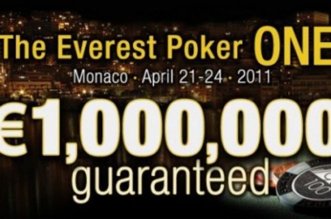 Te recordamos que todavía puedes apuntarte al Everest Poker One en Mónaco y ganar 1.000.000$ garantizados 0001