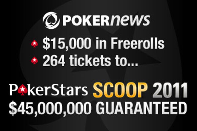 PokerStars SCOOP frīrolli - $15,000 ekskluzīvos satelītos 0001 PokerStars SCOOP frīrolli - $15,000 ekskluzīvos satelītos 0001