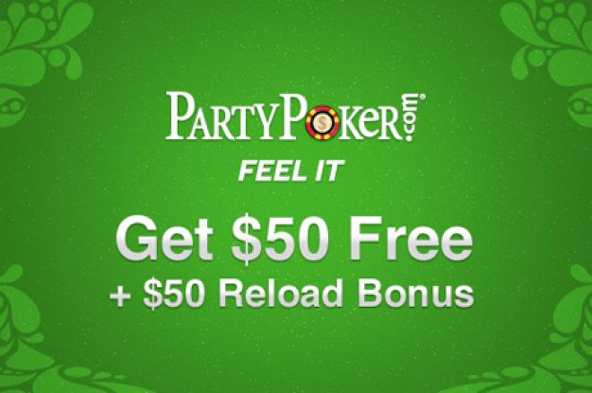 Получите большую премию за первый взнос на PartyPoker +... 0001 Получите большую премию за первый взнос на PartyPoker +... 0001