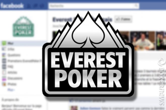 Everest Poker : Tournois spécial Facebook (2-4 juin)