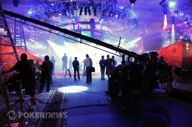 ESPN prepara il palco del final table.