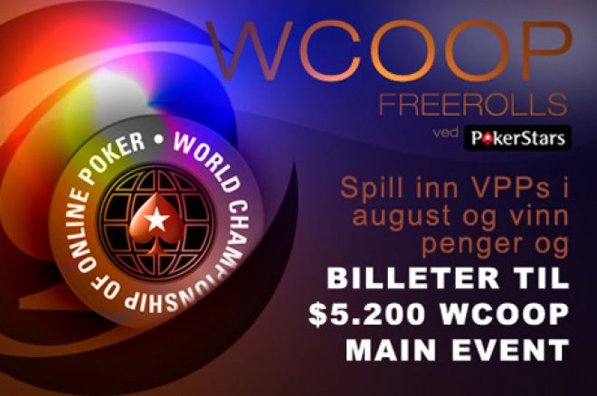 Eksklusiv $22.500 PokerNews WCOOP Freerolls 0001 Eksklusiv $22.500 PokerNews WCOOP Freerolls 0001