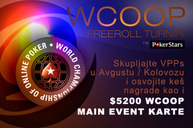 Ekskluzivni $22,500 PokerNews WCOOP Freeroll Turniri 0001 Ekskluzivni $22,500 PokerNews WCOOP Freeroll Turniri 0001